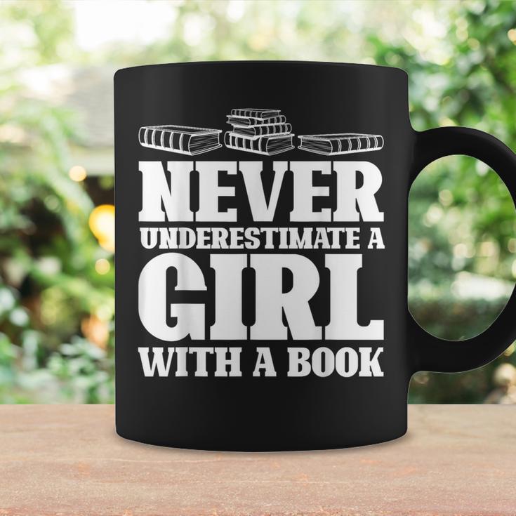 Never Underestimate a Girl With a Book Aesthetic Graphic Graphic Print Coffee Mug Gifts ideas Never Underestimate a Girl With a Book Aesthetic Graphic Graphic Print Coffee Mug Gifts ideas