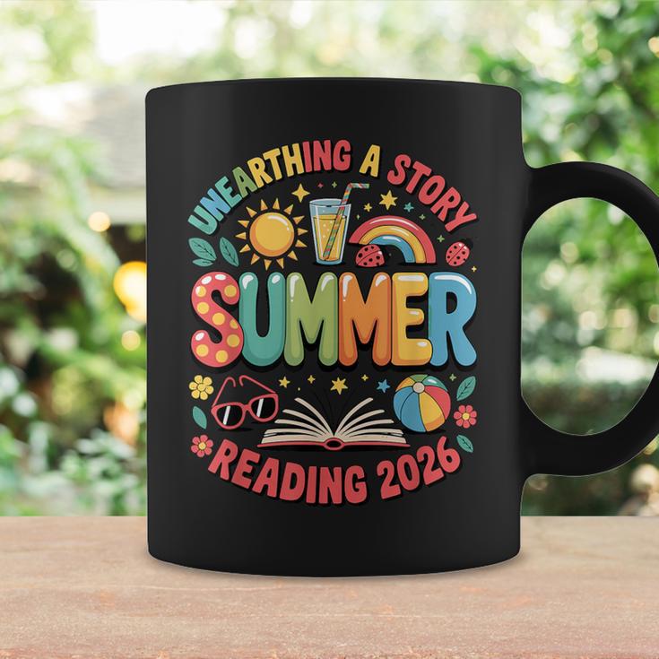 Unearth a Story Summer 2026 Summer Reading Program Book Graphic Print Coffee Mug Gifts ideas Unearth a Story Summer 2026 Summer Reading Program Book Graphic Print Coffee Mug Gifts ideas