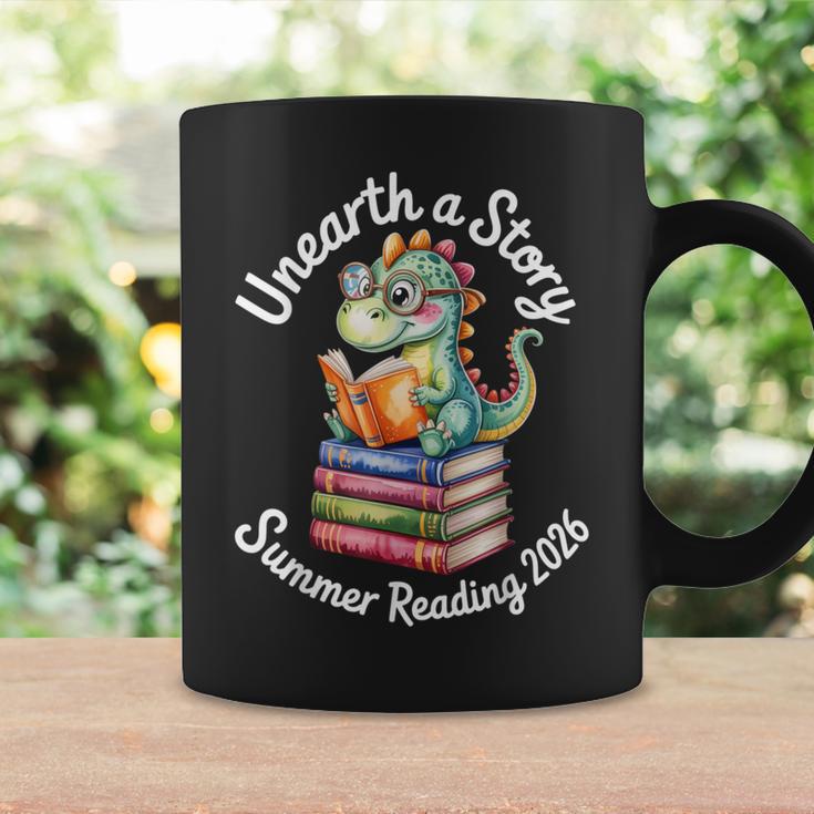 Unearth a Story Summer Reading 2026 Book Lover Dino Fun Graphic Print Coffee Mug Gifts ideas Unearth a Story Summer Reading 2026 Book Lover Dino Fun Graphic Print Coffee Mug Gifts ideas