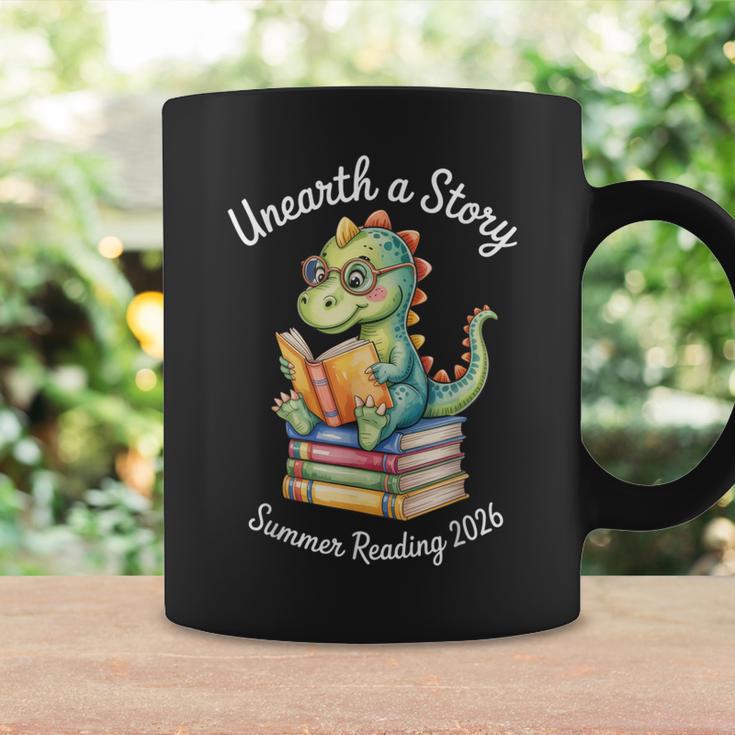 Unearth a Story Summer Reading 2026 Book Lovers Fun Graphic Print Coffee Mug Gifts ideas Unearth a Story Summer Reading 2026 Book Lovers Fun Graphic Print Coffee Mug Gifts ideas