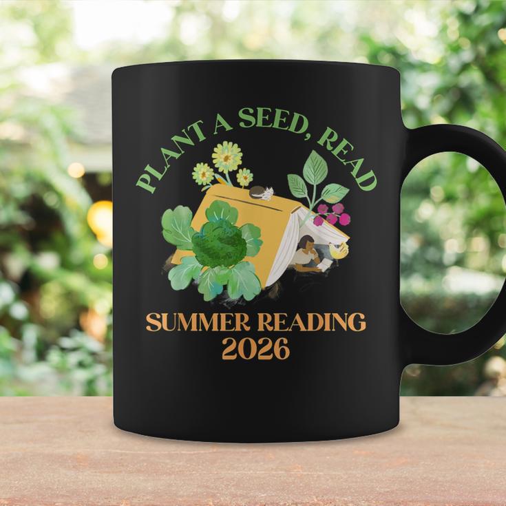 Unearth a Story Summer Reading 2026 Dinosaur Book Kids Graphic Print Coffee Mug Gifts ideas