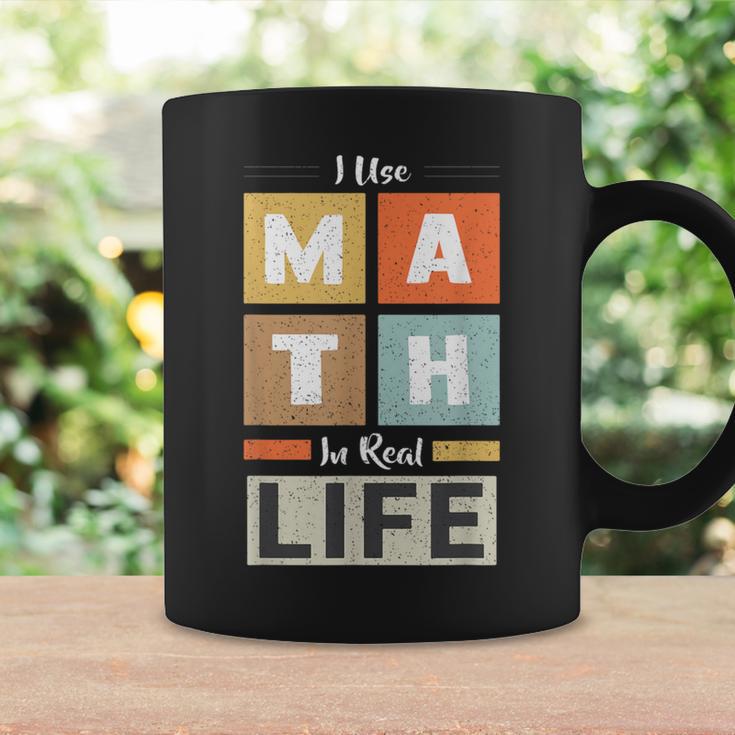 I Use Math In Real Life 面白い 数学者 先生 学生 コーヒーマグ ギフトのアイデア