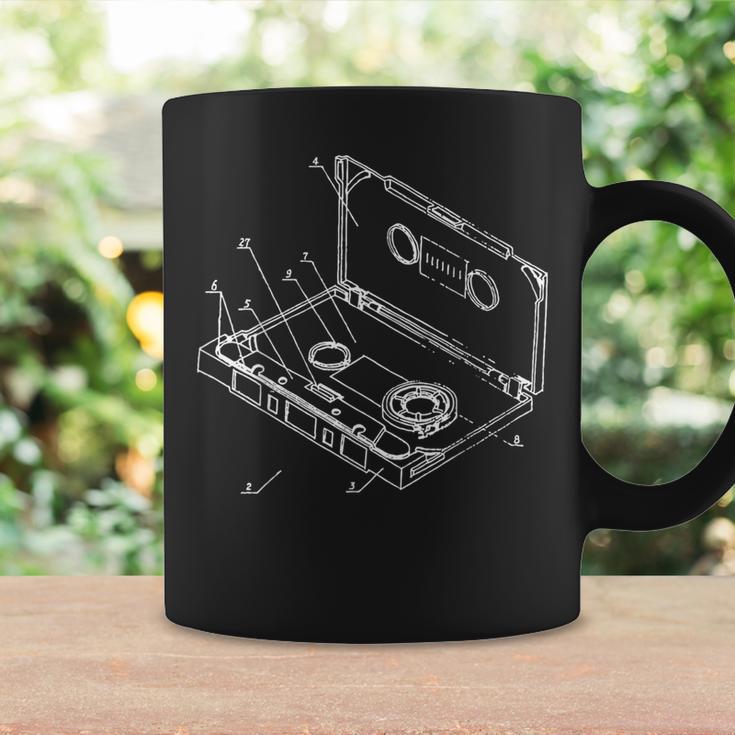 Vintage Blueprint Cinta De Audio Para Casete Retro Taza de café Ideas de regalos