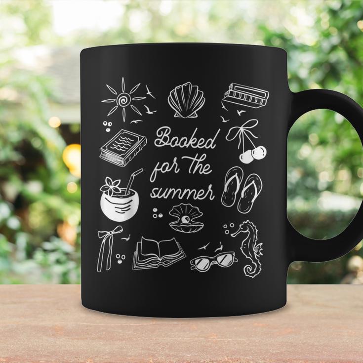 Vintage Booked For Summer Beach Reading Library Book Lover Graphic Print Coffee Mug Gifts ideas Vintage Booked For Summer Beach Reading Library Book Lover Graphic Print Coffee Mug Gifts ideas