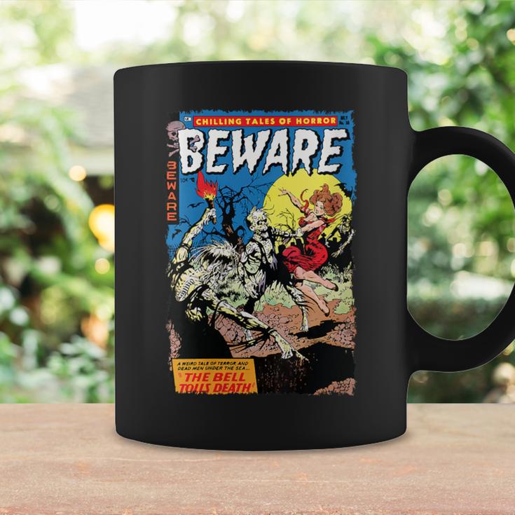 Vintage Horror Comic Book Cover Beware 10 Graphic Print Coffee Mug Gifts ideas