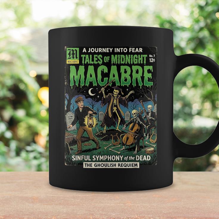 Vintage Retro Horror Comic Book Cover Skeleton Macabre Graphic Print Coffee Mug Gifts ideas Vintage Retro Horror Comic Book Cover Skeleton Macabre Graphic Print Coffee Mug Gifts ideas
