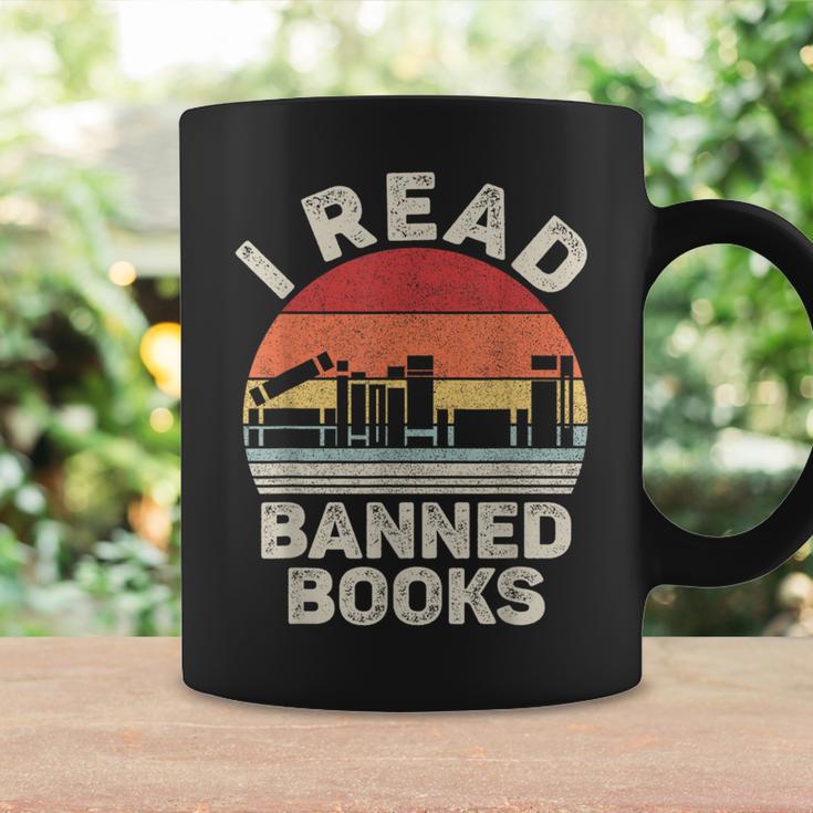Vintage Retro I Read Banned Books Graphic Print Coffee Mug Gifts ideas Vintage Retro I Read Banned Books Graphic Print Coffee Mug Gifts ideas