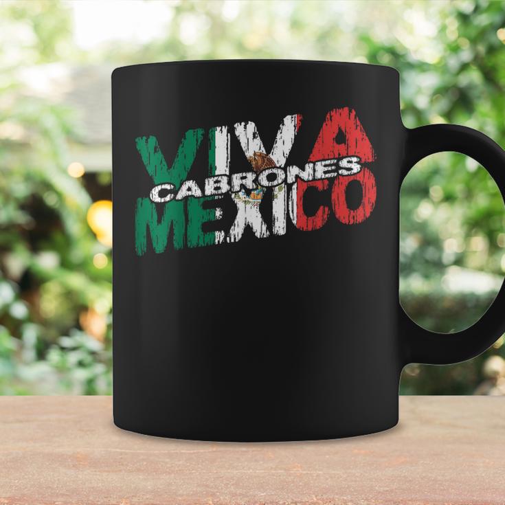 Viva Mexico Cabrones メキシコ独立 メキシカン国旗 コーヒーマグ ギフトのアイデア