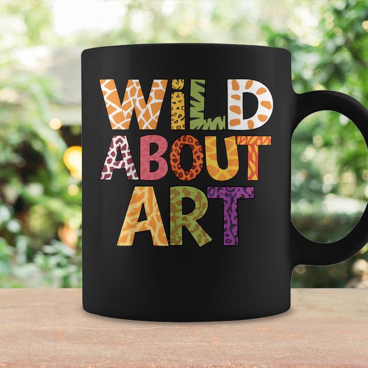 Wild About Art Books Animal Safari Children's Art Teacher Graphic Print Coffee Mug Gifts ideas Wild About Art Books Animal Safari Children's Art Teacher Graphic Print Coffee Mug Gifts ideas