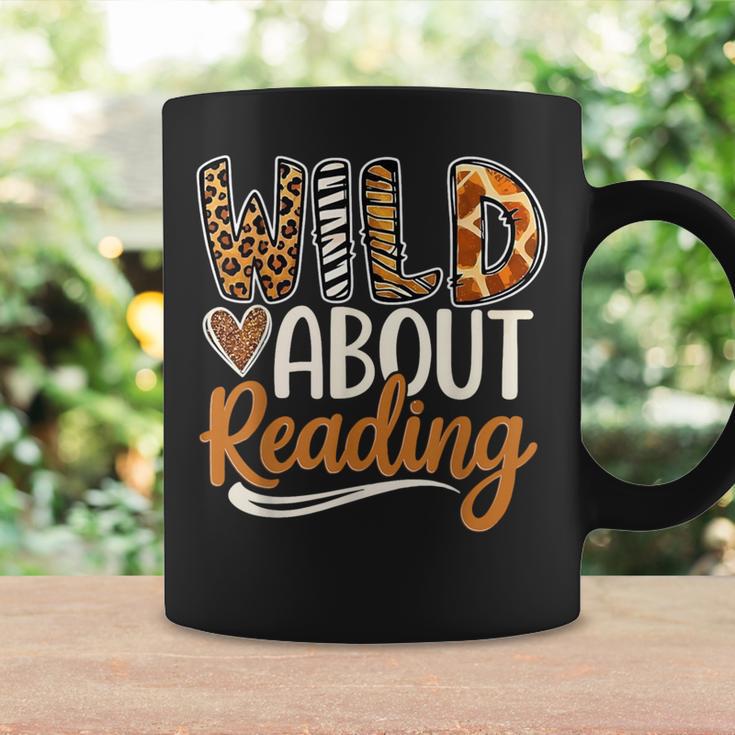 Wild About Reading Book Animal Children's Book Lover Teacher Graphic Print Coffee Mug Gifts ideas Wild About Reading Book Animal Children's Book Lover Teacher Graphic Print Coffee Mug Gifts ideas