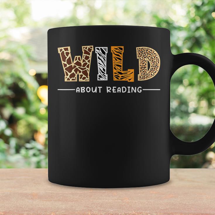 Wild About Reading Books Lovers Library Day English Teacher Graphic Print Coffee Mug Gifts ideas Wild About Reading Books Lovers Library Day English Teacher Graphic Print Coffee Mug Gifts ideas