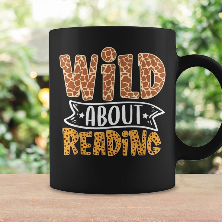 Wild About Reading Books Lovers Library Day English Teacher Men Women Graphic Print Coffee Mug Gifts ideas
