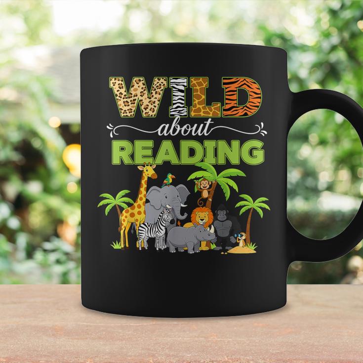 Wild About Reading Books Reader Librarian Wild Animals Lover Graphic Print Coffee Mug Gifts ideas Wild About Reading Books Reader Librarian Wild Animals Lover Graphic Print Coffee Mug Gifts ideas