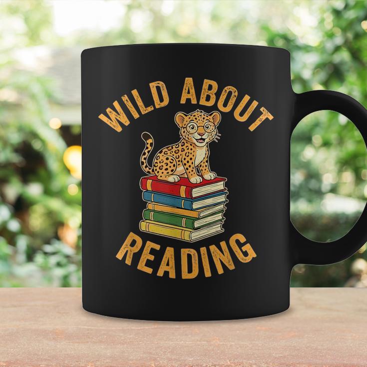 Wild About Reading Cute Leopard Teacher Kids Book Lover Graphic Print Coffee Mug Gifts ideas Wild About Reading Cute Leopard Teacher Kids Book Lover Graphic Print Coffee Mug Gifts ideas