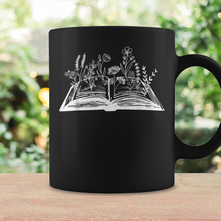 Wildflowers Book Day Flower Books Lover Reader Bookworm Cool Graphic Print Coffee Mug Gifts ideas