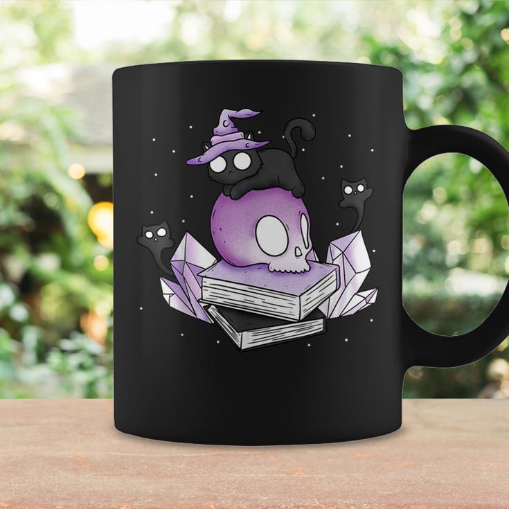 Witch Ghost Cat Skull Magic Books Graphic Print Coffee Mug Gifts ideas Witch Ghost Cat Skull Magic Books Graphic Print Coffee Mug Gifts ideas