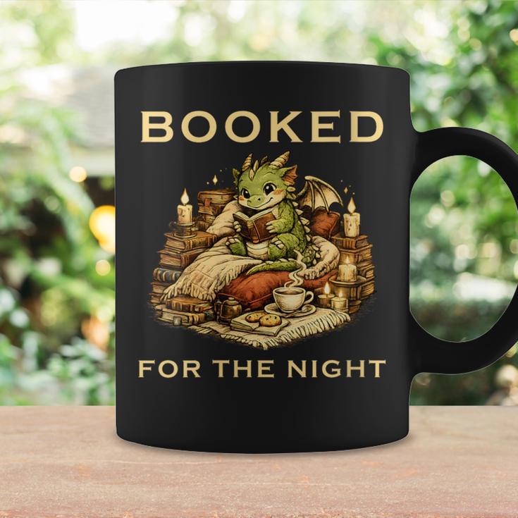Women's Booked For The Night Dragon Book Reader Graphic Print Coffee Mug Gifts ideas