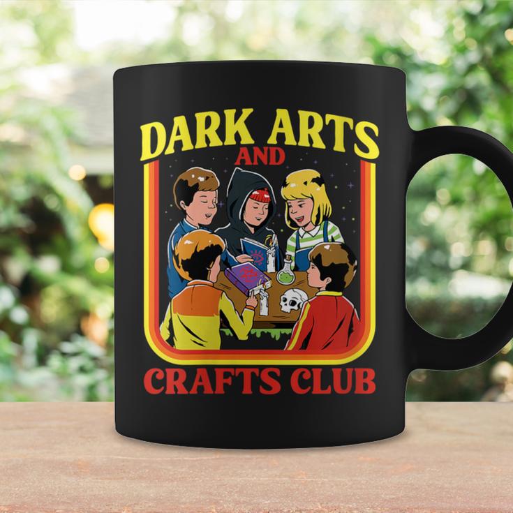 Women's Dark Arts And Crafts Club Retro Witchy Book Cover Graphic Print Coffee Mug Gifts ideas