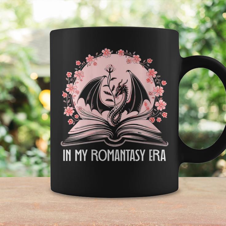 Women's Dragon & Book Romantasy Merch Dark Romance In My Fantasy Era Graphic Print Coffee Mug Gifts ideas