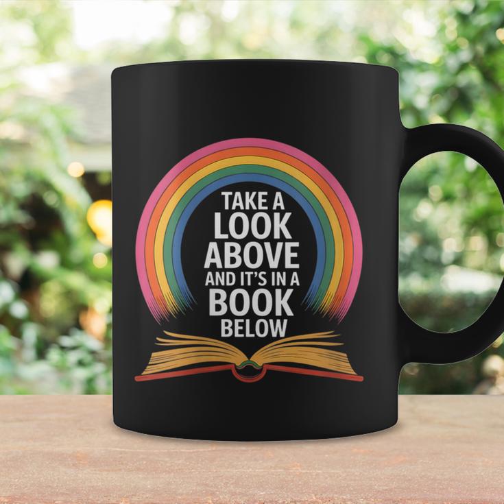 Women's Rainbow Book Saying Take A Look Its In A Book Graphic Print Coffee Mug Gifts ideas Women's Rainbow Book Saying Take A Look Its In A Book Graphic Print Coffee Mug Gifts ideas