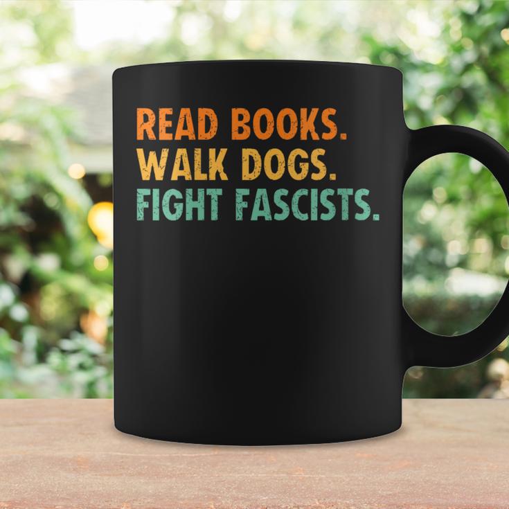 Women's Read Books Walk Dogs Fight Fascists Graphic Print Coffee Mug Gifts ideas Women's Read Books Walk Dogs Fight Fascists Graphic Print Coffee Mug Gifts ideas