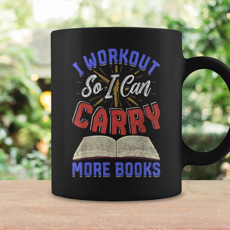 I Workout So I Can Carry More Books Exercise Books Lover Graphic Print Coffee Mug Gifts ideas I Workout So I Can Carry More Books Exercise Books Lover Graphic Print Coffee Mug Gifts ideas