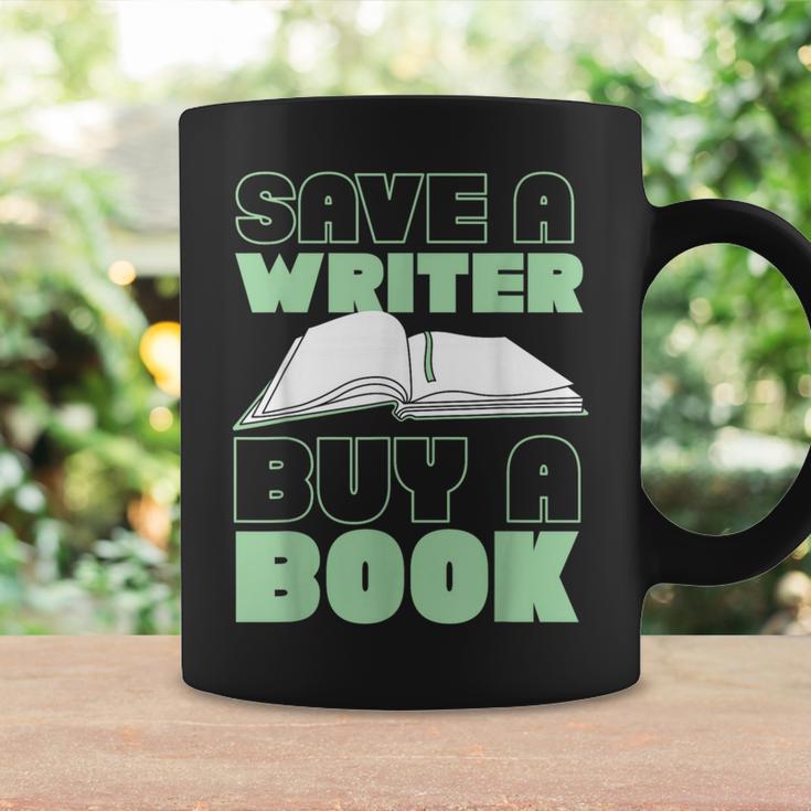 Writing Book Novel Writer & Published Author Save A Writer Graphic Print Coffee Mug Gifts ideas