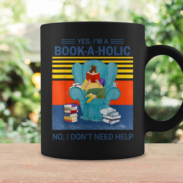 Yes I’m A Book A Holic No I Don’t Need Help Vintage Graphic Print Coffee Mug Gifts ideas Yes I’m A Book A Holic No I Don’t Need Help Vintage Graphic Print Coffee Mug Gifts ideas