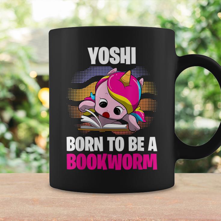 Yoshi Born To Be A Bookworm Personalized Graphic Print Coffee Mug Gifts ideas