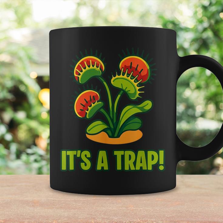 おもしろハエトリグサ It's A Trap 食虫植物 ボタニカル コーヒーマグ ギフトのアイデア