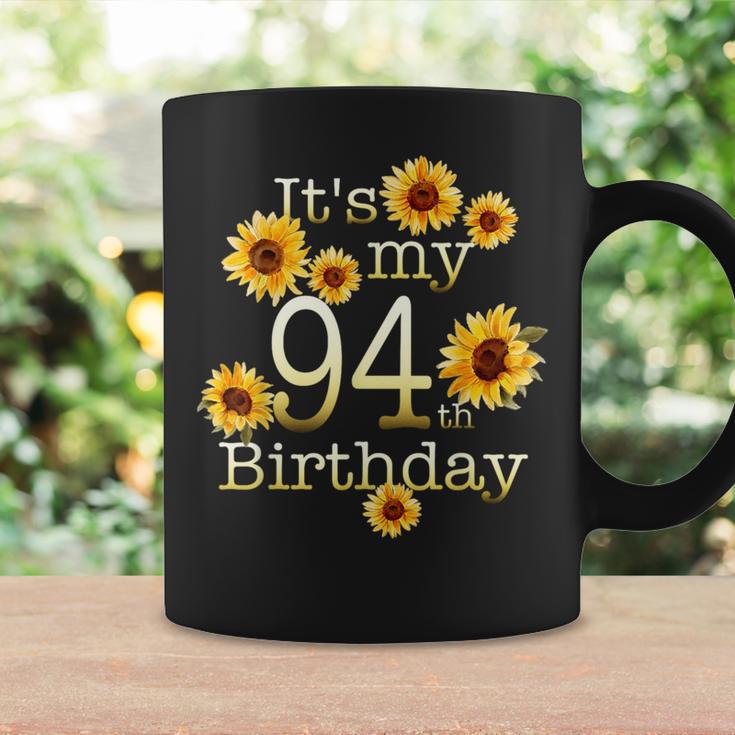 かわいいひまわり 94歳の誕生日 94歳の誕生日 コーヒーマグ ギフトのアイデア