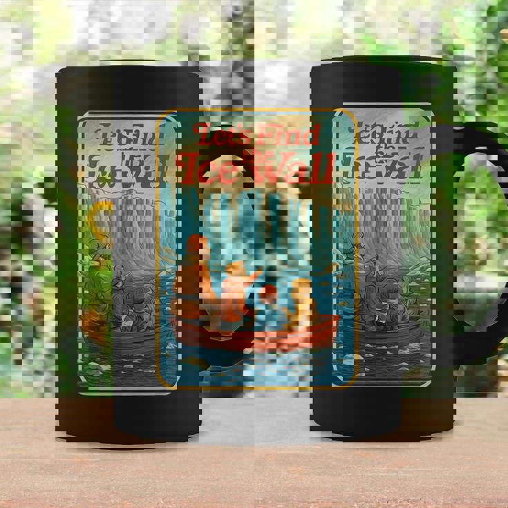 アイスウォールを見つけよう-ファニーフラットアース コーヒーマグ ギフトのアイデア