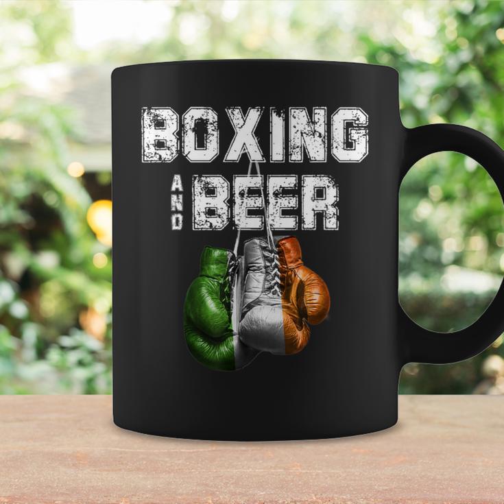 アイルランドのボクシングとビール 面白いアイルランド国旗tシャツ コーヒーマグ ギフトのアイデア