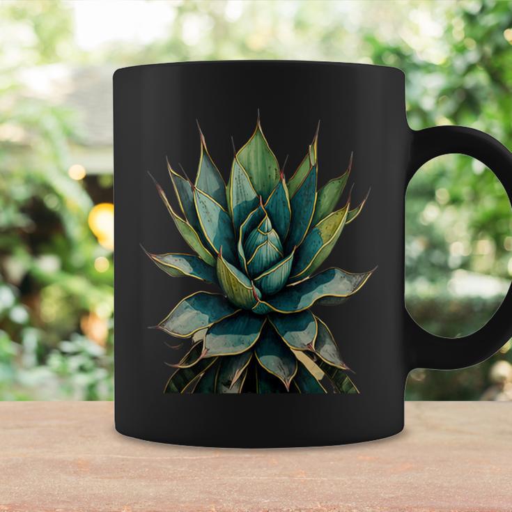 アガベ植物コレクターアガベメキシカン民俗画 コーヒーマグ ギフトのアイデア