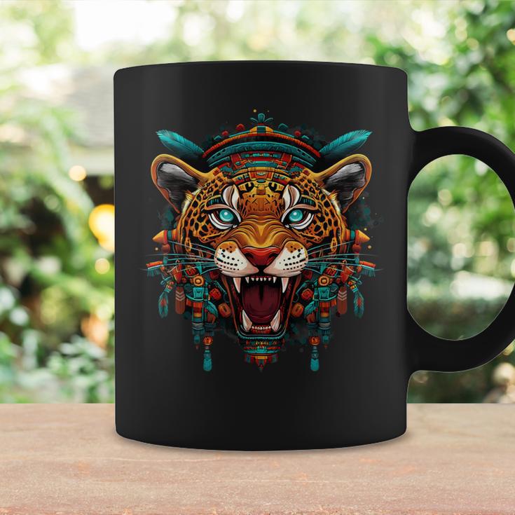 アステカ メキシコ神話 ネイティブメキシコプライド マヤジャガー コーヒーマグ ギフトのアイデア