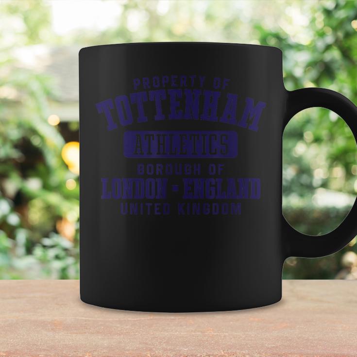 イギリスネイビープリントのトッテナムロンドンプロパティ コーヒーマグ ギフトのアイデア