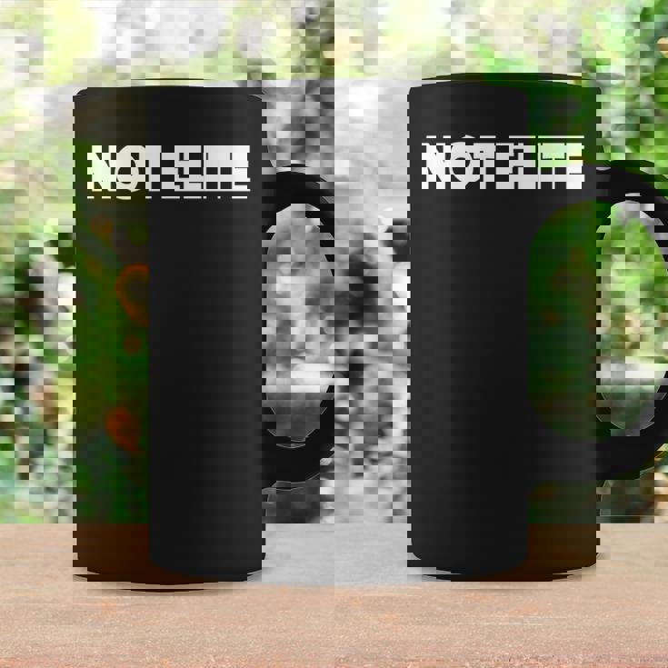 エリートではありません 長袖tシャツ コーヒーマグ ギフトのアイデア