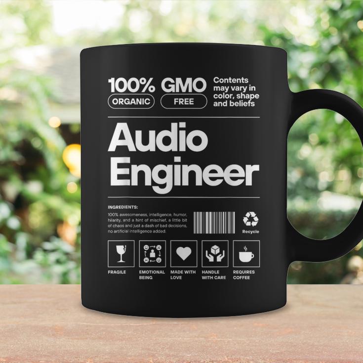 オーディオエンジニア コーヒー好き 音楽スタジオ サウンド Dj好き コーヒーマグ ギフトのアイデア