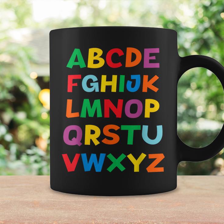 キッズ Abcs シャツ アルファベット カラフル 文字 読書 キッズ コーヒーマグ ギフトのアイデア