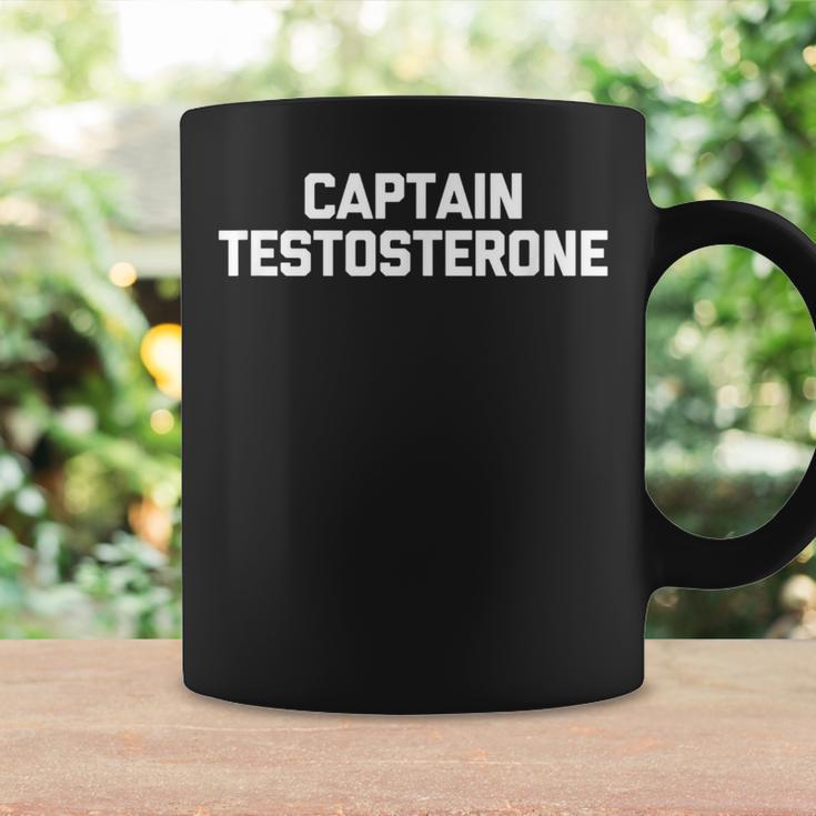 メンズ キャプテンテストステロンtシャツ 面白いウェイトリフティングワークアウトジム コーヒーマグ ギフトのアイデア