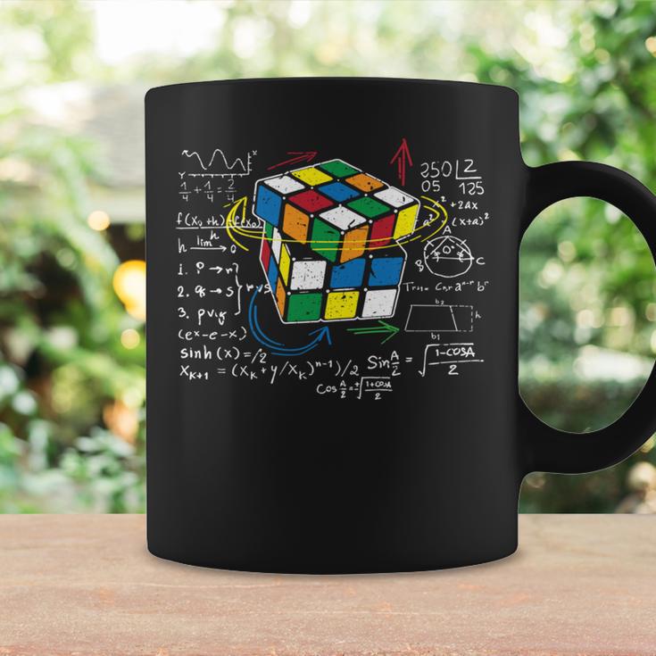 キューブマジック 数学方程式 レトロ オタクルービック 長袖tシャツ コーヒーマグ ギフトのアイデア