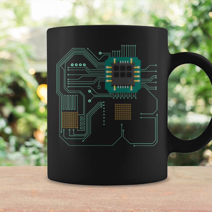 コンピュータープロセッサー、マイクロチップ、テクノロジー コーヒーマグ ギフトのアイデア
