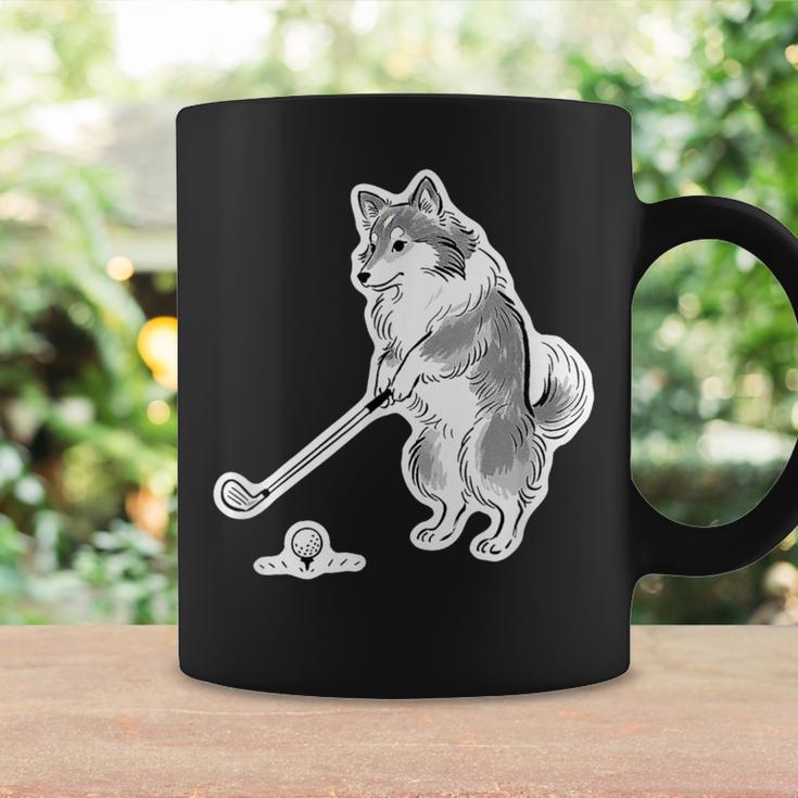 ゴルフ シェットランドシープドッグ シェルティ グッズ おもしろ 犬 面白い 笑える 和風 コーヒーマグ ギフトのアイデア