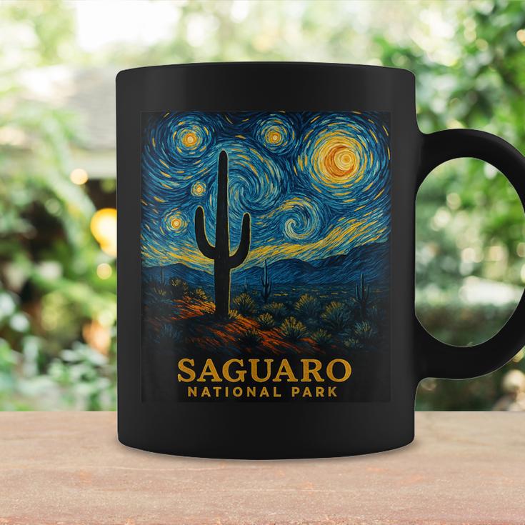サグアロ国立公園にインスパイアされた星空の夜の冒険 コーヒーマグ ギフトのアイデア