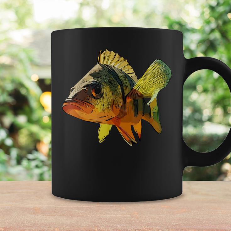 スズキ魚グラフィック デザイン海海洋動物 コーヒーマグ ギフトのアイデア