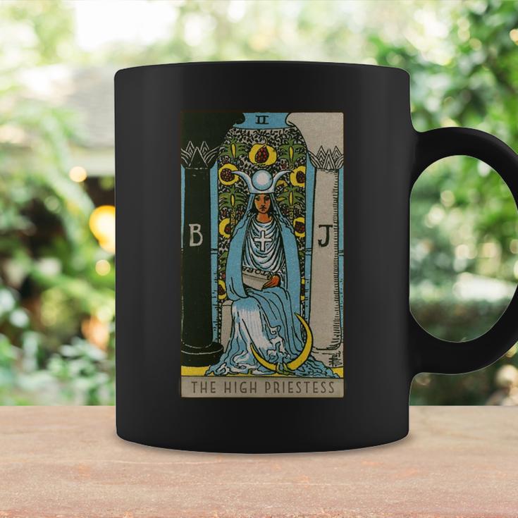 タロットカード The High Priestess ビンテージカード2 長袖tシャツ コーヒーマグ ギフトのアイデア