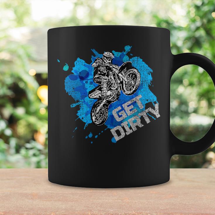 ダーティオフロードバイクダートバイクオートバイマッドスポーツを入手 コーヒーマグ ギフトのアイデア