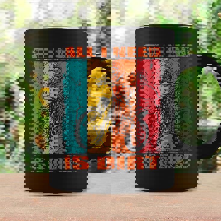 ダートバイク レトロデザイン All I Need Is Dirt Motocross ダートバイク コーヒーマグ ギフトのアイデア