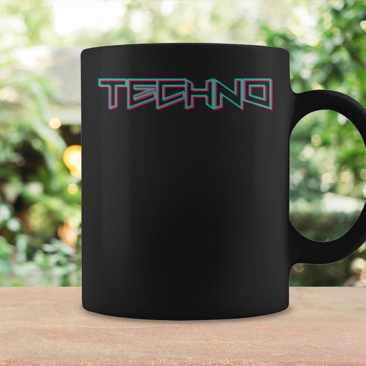 テクノ音楽ミニマリストデザイン Edm Festival Techno Clothing コーヒーマグ ギフトのアイデア