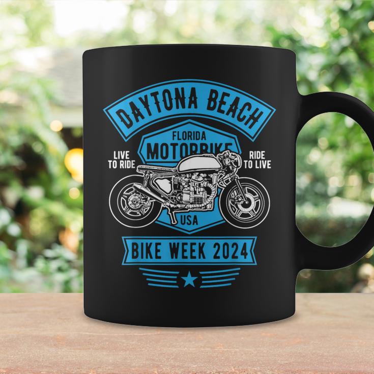 デイトナビーチバイクウィーク2024レトロバイクデザイン コーヒーマグ ギフトのアイデア